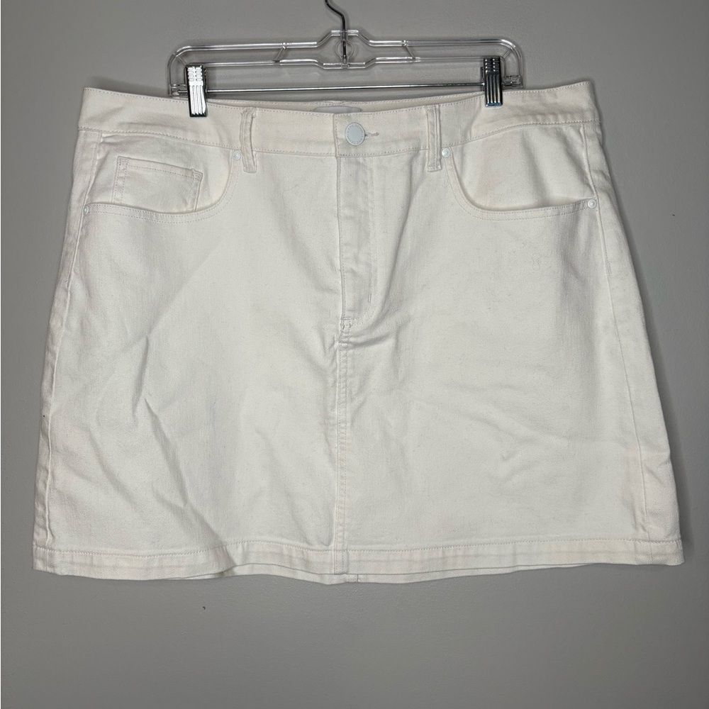 Lane Bryant Denim Mini Skirt